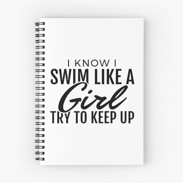 Item preview, Swimming Design for Women, Girls - I Know I Swim Like A Girl designed and sold by EstelleStar.