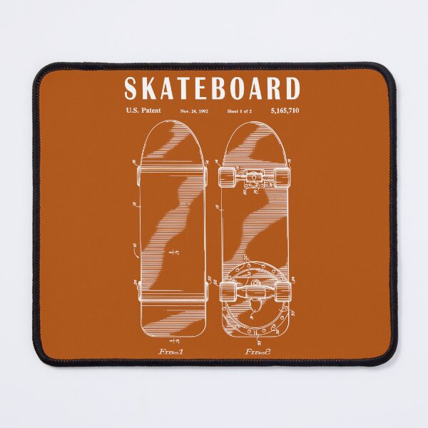Item preview, Skater Skateboard Skateboarding Vintage Patent Drawing Print designed and sold by ismdesigner.