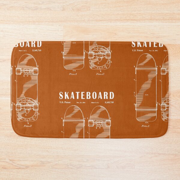 Item preview, Skater Skateboard Skateboarding Vintage Patent Drawing Print designed and sold by ismdesigner.