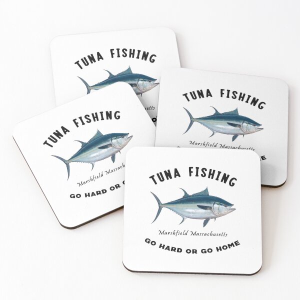 Item preview, Tuna Fishing - Marshfield Massachusetts - Go Hard or Go Home designed and sold by NewNomads.