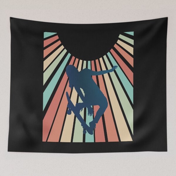 Item preview, Retro sunset skateboarders shirt designed and sold by TipTopTapo.