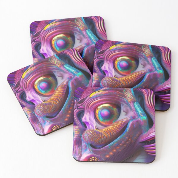Aperçu de l'œuvre Psychedelic Face #59 - Part of Our Psychedelic Faces Collection créée et vendue par Psychedelic Psychos.