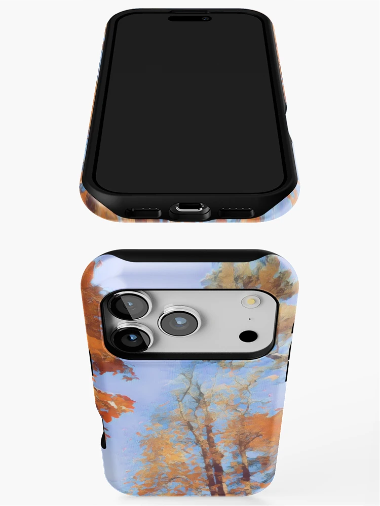 Thumbnail 3 of 4, iPhone Case, Fall Home Trees designed and sold by InTrendSick.