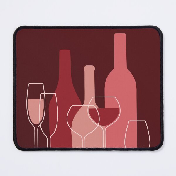 Item preview, Feminine Wine Silhouette (Dark Pink Color Palette) designed and sold by NMattsonDesigns.