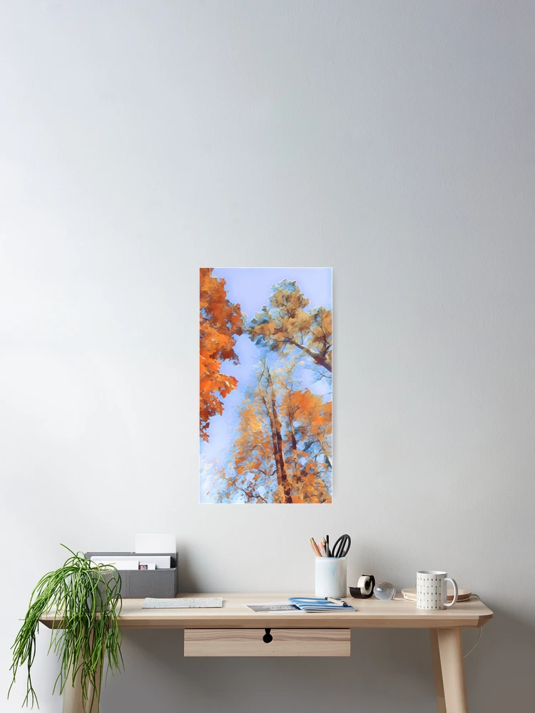 Thumbnail 2 of 3, Poster, Fall Home Trees designed and sold by InTrendSick.