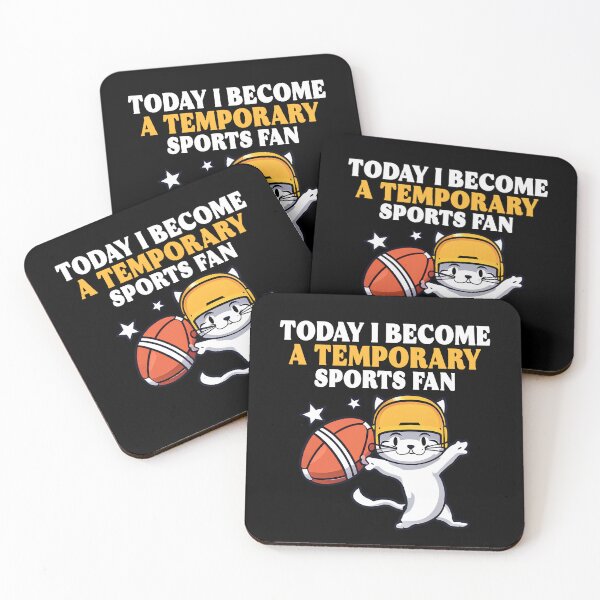 Item preview, Cats in Football Helmets Cheering On My Team Football Humor designed and sold by TMelonShop.