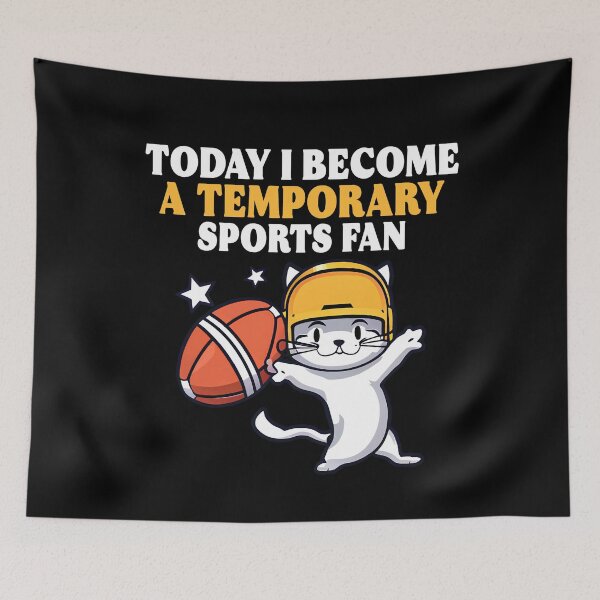 Item preview, Cats in Football Helmets Cheering On My Team Football Humor designed and sold by TMelonShop.