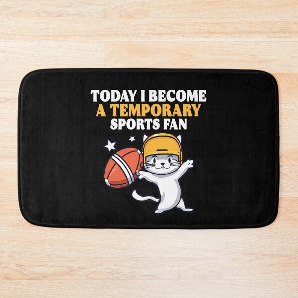Item preview, Cats in Football Helmets Cheering On My Team Football Humor designed and sold by TMelonShop.