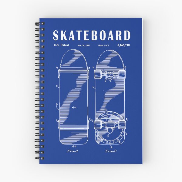 Item preview, Skater Skateboard Skateboarding Vintage Patent Drawing Print designed and sold by ismdesigner.