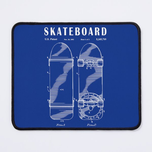 Item preview, Skater Skateboard Skateboarding Vintage Patent Drawing Print designed and sold by ismdesigner.