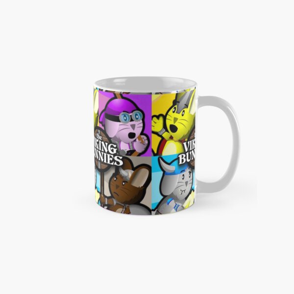 Viking Bunnies Pop Art Classic Mug