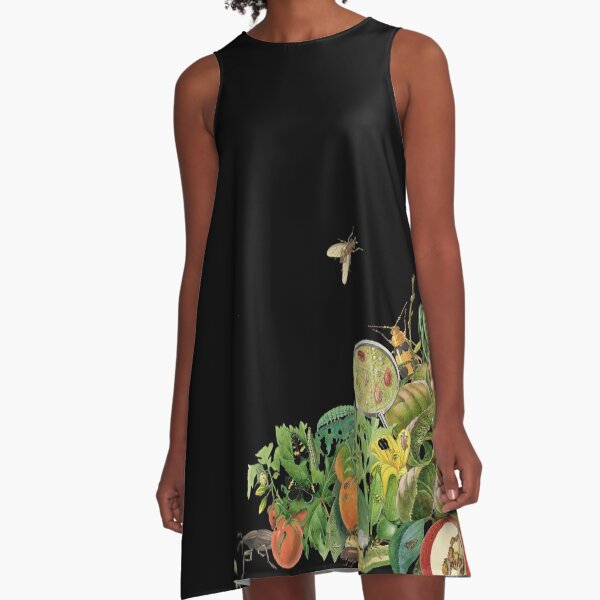 Insect pest cornucopia A-Line Dress