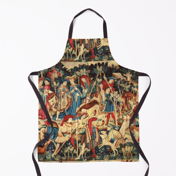 Item preview, MEDIEVAL WILD BOAR HUNT  Devonshire Tapestry designed and sold by BulganLumini.