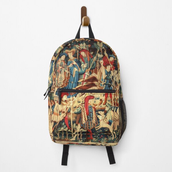 Item preview, MEDIEVAL WILD BOAR HUNT Devonshire Tapestry designed and sold by BulganLumini.