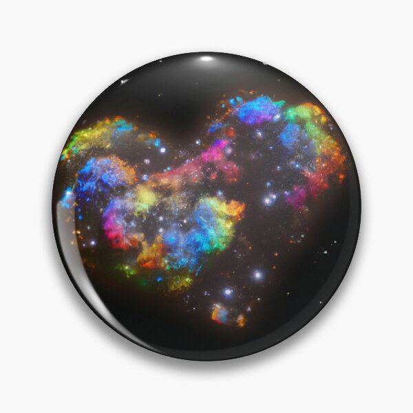 Item preview, Rainbow Starcluster Heart in Space designed and sold by Healio2.