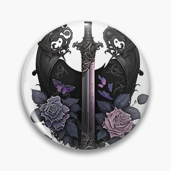 Item preview, Black element sword, Game art, RPG, pastel color art 3 designed and sold by Daimonxart.