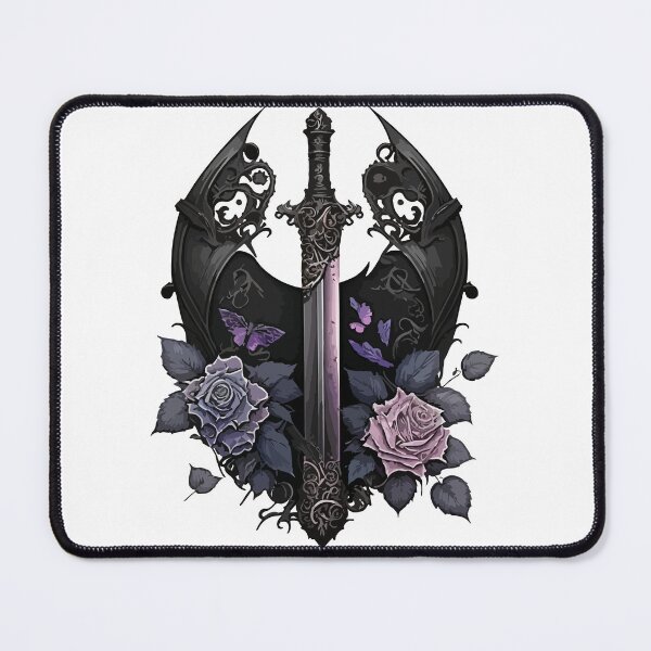 Item preview, Black element sword, Game art, RPG, pastel color art 3 designed and sold by Daimonxart.