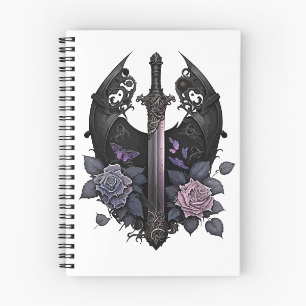 Item preview, Black element sword, Game art, RPG, pastel color art 3 designed and sold by Daimonxart.