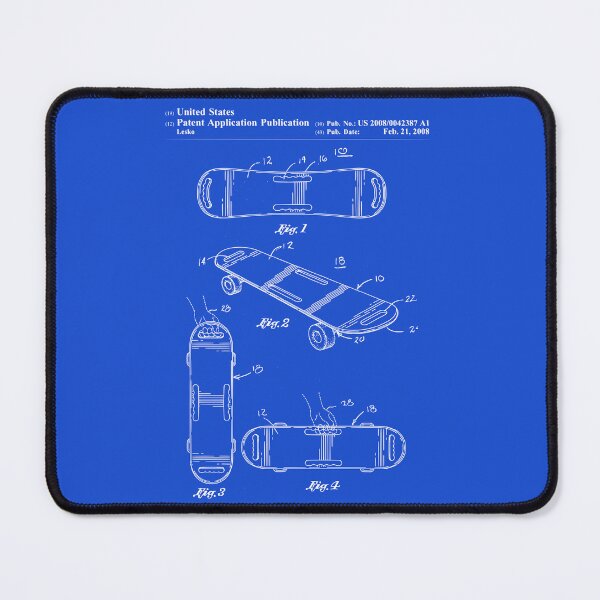Item preview,  Skater Skateboard Skateboarding Vintage Patent Drawing Print designed and sold by ismdesigner.