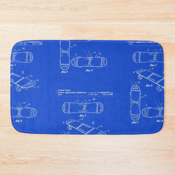 Item preview,  Skater Skateboard Skateboarding Vintage Patent Drawing Print designed and sold by ismdesigner.
