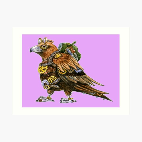 Steampunk Wedge Tailed Eagle Art Print