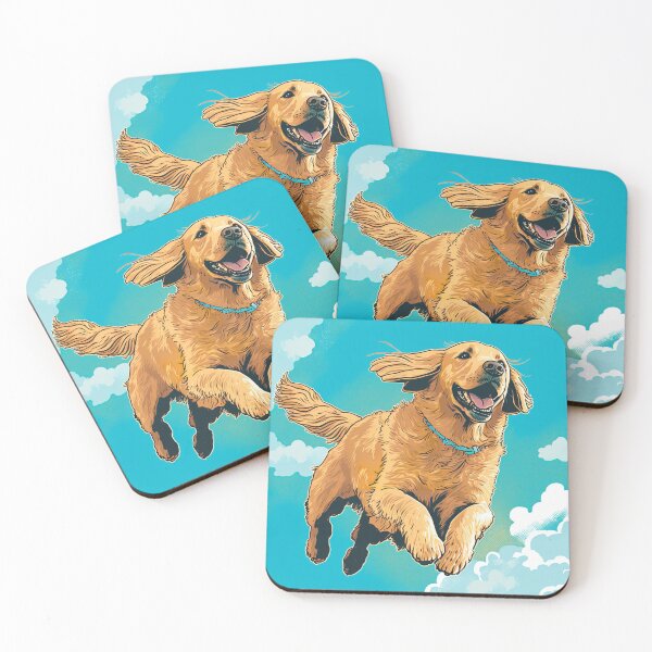 Item preview, Flying Golden Retriever - Comic Design designed and sold by Globuwear.