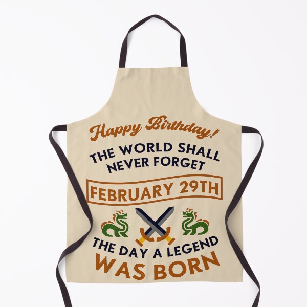 Item preview, February 29th The Day A Legend Was Born Dragons And Swords Design (Dark) designed and sold by Graograman.