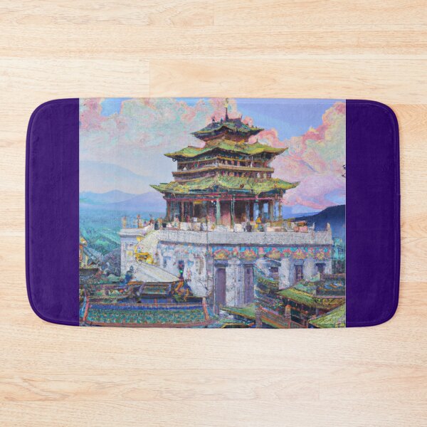 Item preview, Nanshan Temple Japanese Art designed and sold by CherWhiteRabbit.
