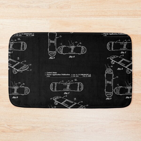 Item preview, Skater Skateboard Skateboarding Vintage Patent Drawing Prin designed and sold by ismdesigner.