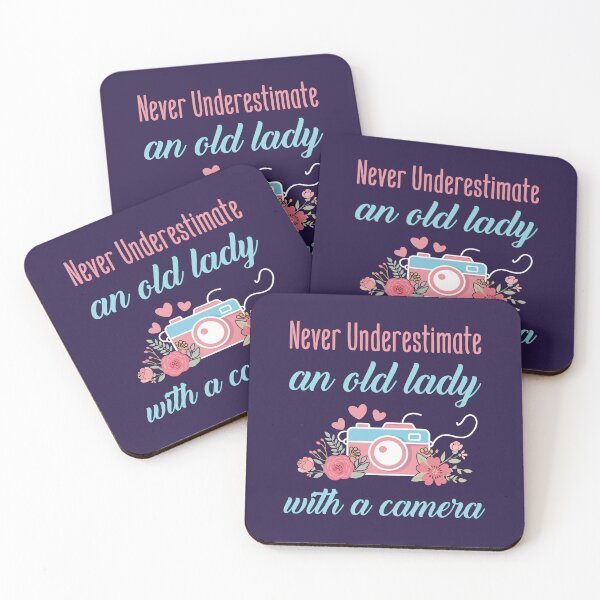 Item preview, Never Underestimate an Old Lady With a Camera designed and sold by jaygo.