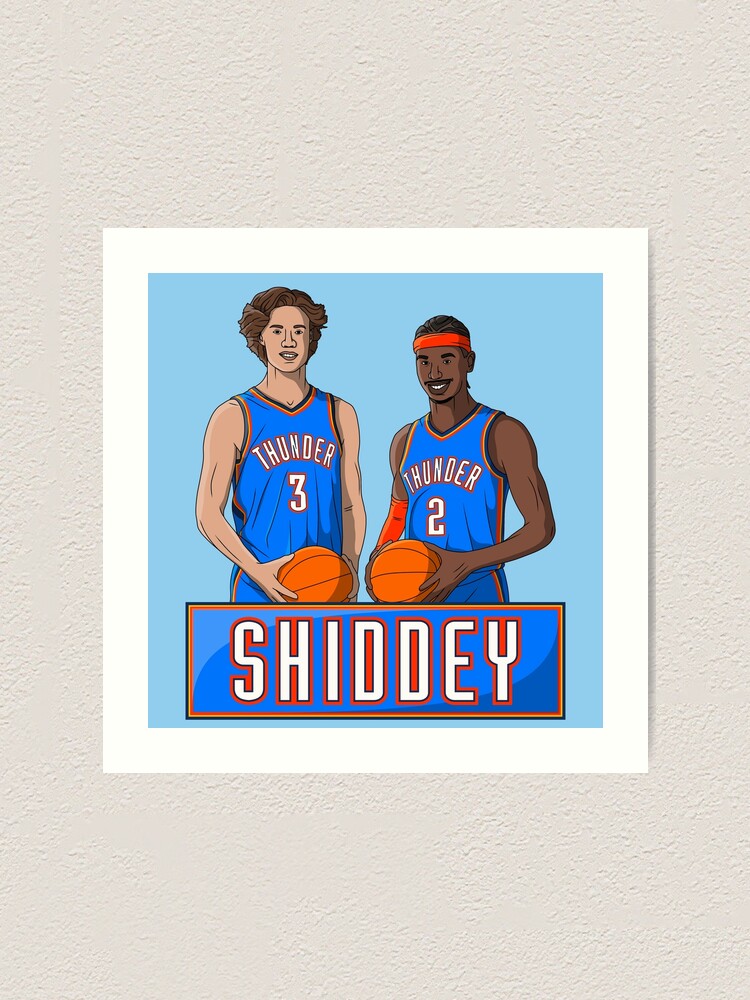 Shai Gilgeous-Alexander Jersey Art Board Print for Sale by Grades