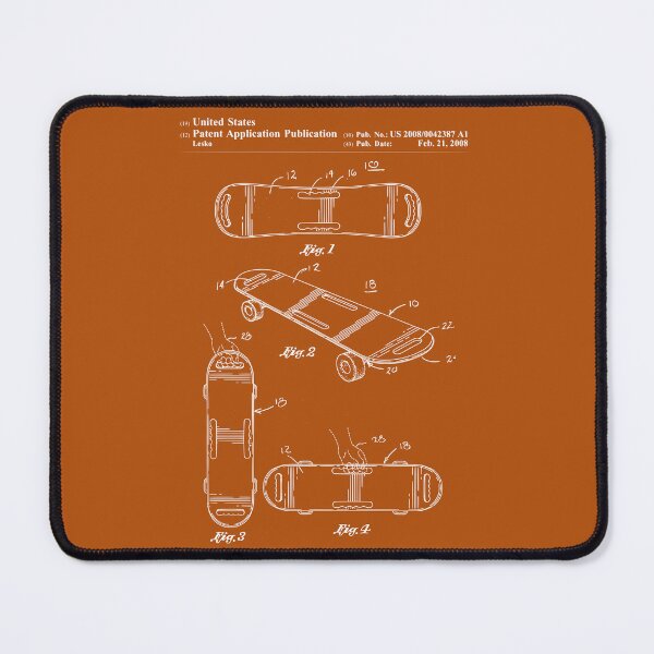 Item preview, Skater Skateboard Skateboarding Vintage Patent Drawing Print designed and sold by ismdesigner.