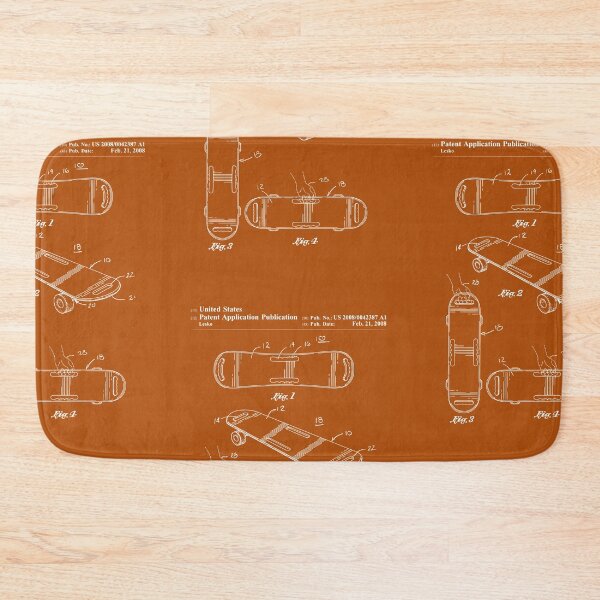 Item preview, Skater Skateboard Skateboarding Vintage Patent Drawing Print designed and sold by ismdesigner.