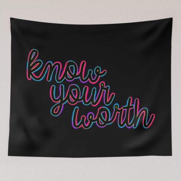 Item preview, Colorful Know Your Worth designed and sold by DRHArtistry.