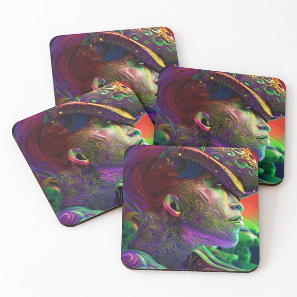 Item preview, Psychedelic Face #64 - Part of Our Psychedelic Faces Collection designed and sold by Psychedelic Psychos.