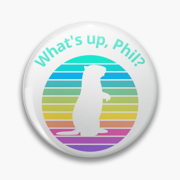 Item preview, What's up, Phil? T-shirt with a groundhog. designed and sold by Rowbic.