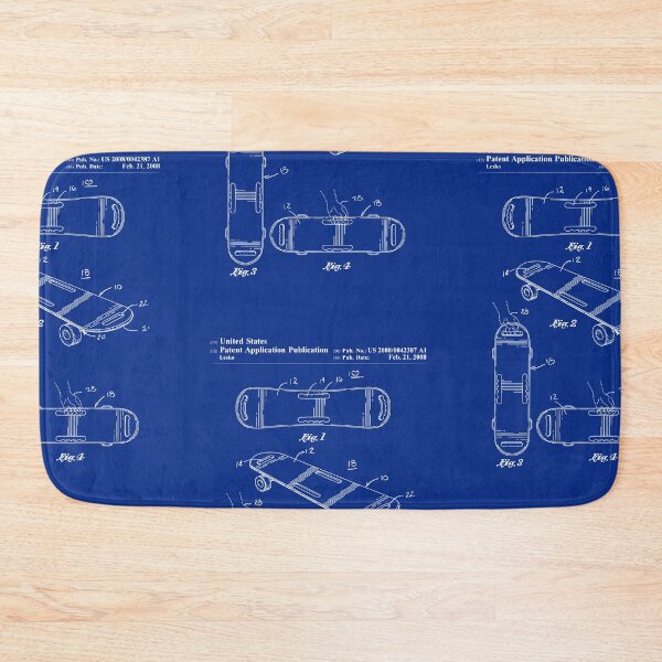 Item preview, Skater Skateboard Skateboarding Vintage Patent Drawing Print designed and sold by ismdesigner.