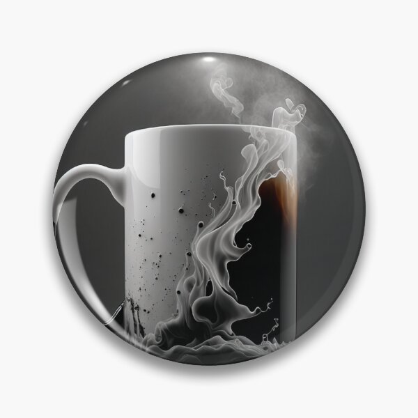 Item preview, Cup with steaming coffee designed and sold by Globuwear.