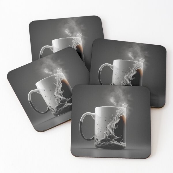 Item preview, Cup with steaming coffee designed and sold by Globuwear.
