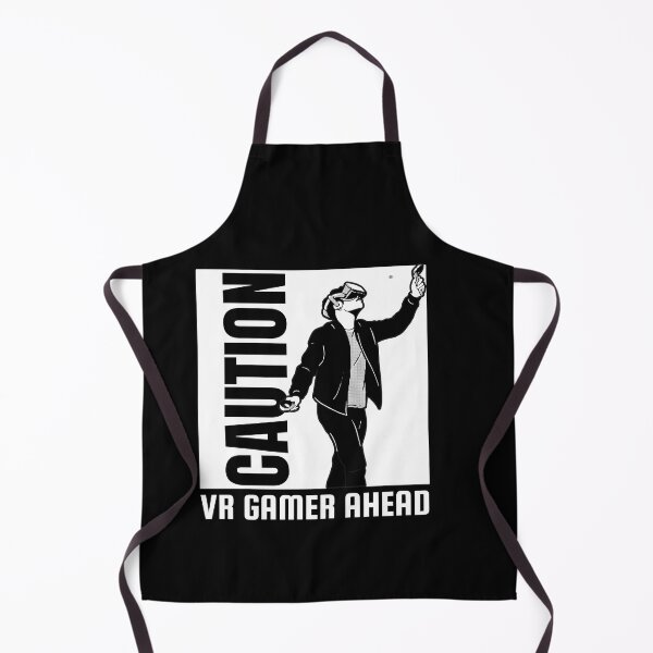 Item preview, Caution VR Gamer Flailing Arms Virtual Reality Warning designed and sold by DadJokeDescript.