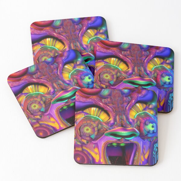 Aperçu de l'œuvre Psychedelic Face #66 - Part of Our Psychedelic Faces Collection créée et vendue par Psychedelic Psychos.