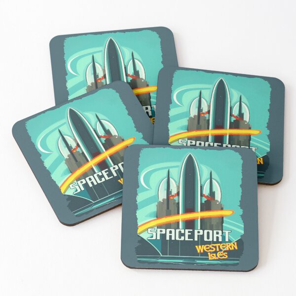 Item preview, Spaceport Western Isles (#02) [Create a set!] designed and sold by SolidEarthArt.
