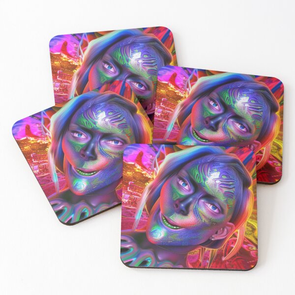 Artikelvorschau, Psychedelic Face #67 - Part of Our Psychedelic Faces Collection entworfen und verkauft von Psychedelic Psychos.