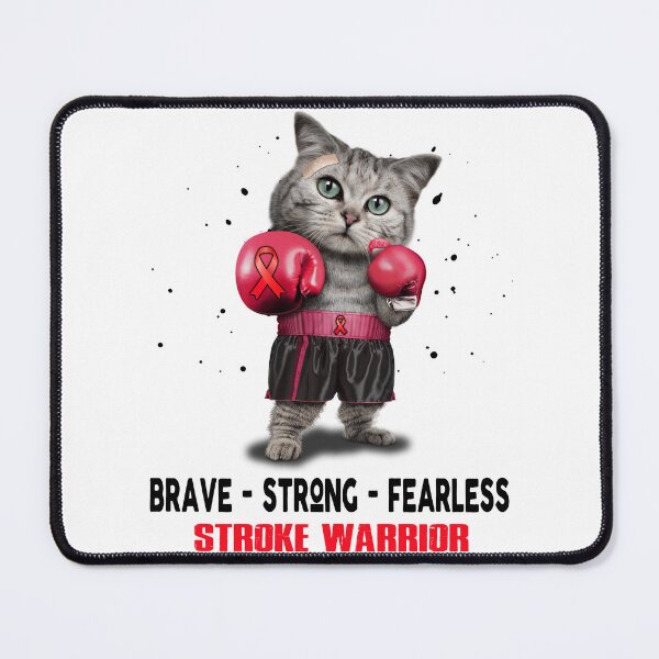 Item preview, Stroke Warrior - BRAVE STRONG FEARLESS designed and sold by Berriosly.