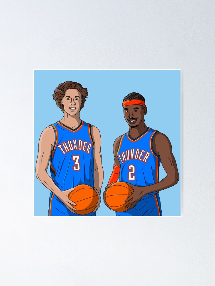 Josh Giddey and Shai Gilgeous Alexander - OKC Thunder Basketball