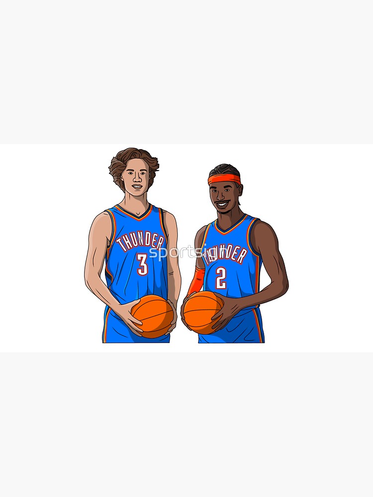 Josh Giddey and Shai Gilgeous Alexander - OKC Thunder Basketball Poster  for Sale by sportsign