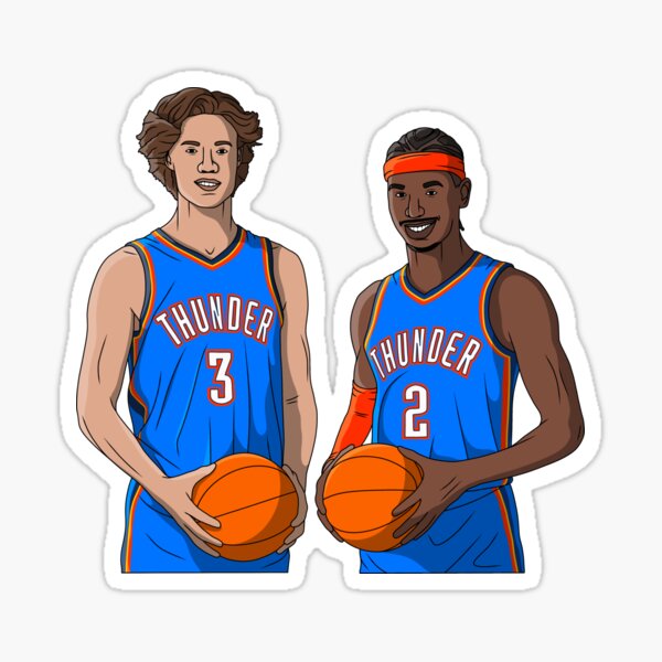 Josh Giddey and Shai Gilgeous Alexander - OKC Thunder Basketball