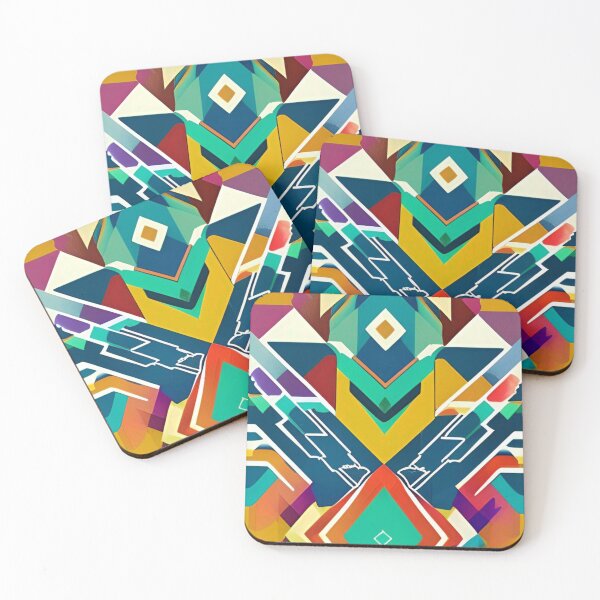 Item preview, Mix colors with symmetrical design perfect for a gym bag designed and sold by GrafDot.