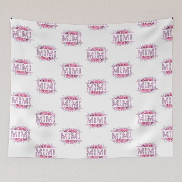 Item preview, Mimi in pink flowers designed and sold by TimesTwoAngela.