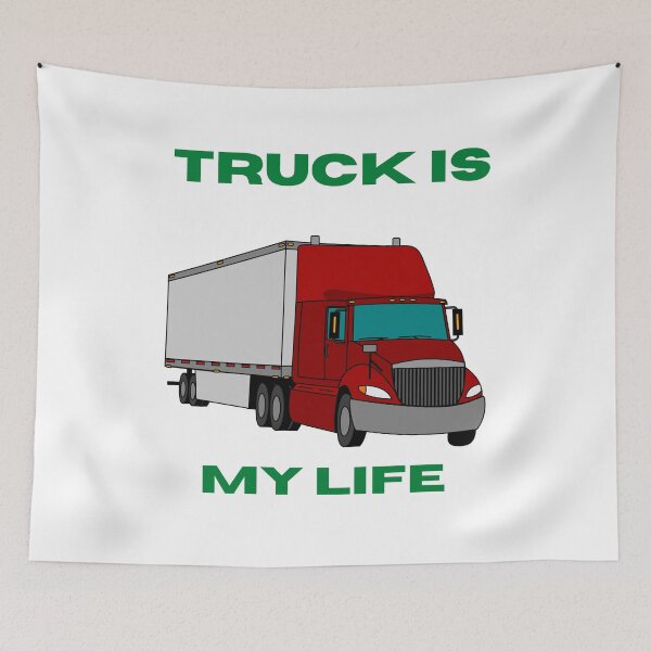 Item preview, Truck is my life designed and sold by Bart-Designs.